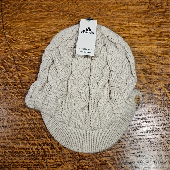 Adidas Crystal Brimmer Knit Hat NWT - Picture 3 of 8